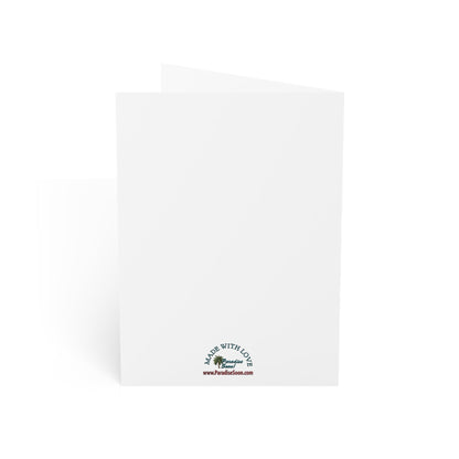 Greeting card with hopes and dreams theme, vibrant colors, premium 270gsm paper, 5x7 inches, includes envelope.