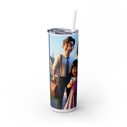 Tumbler - Skinny with Straw, 20oz  - Family in Ministry-Girl