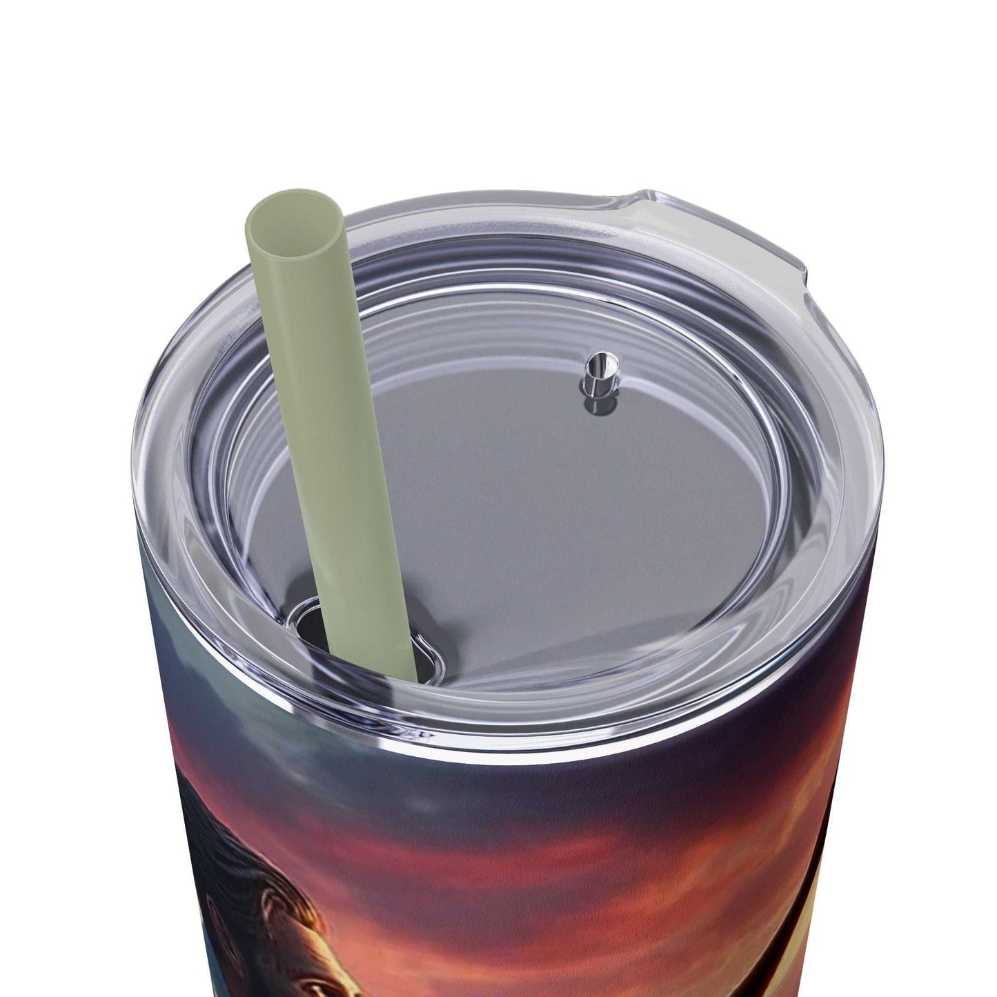 2025 Year Text Tumbler for Jehovah's Witnesses with Lid and Straw, 20oz Capacity, BPA-Free, Stainless Steel