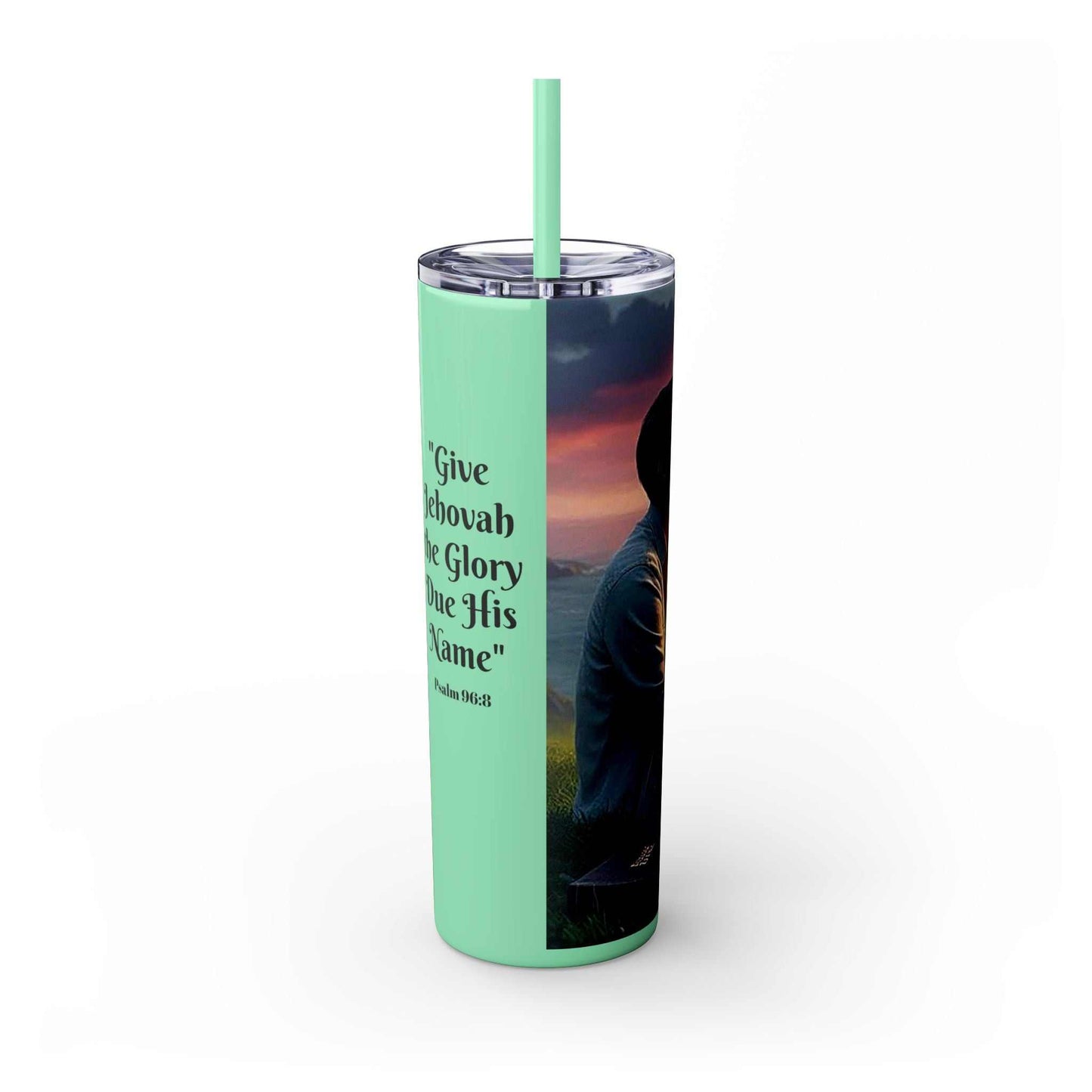 20oz Tumbler with 2025 Year Text, BPA-Free, Stainless Steel, Matte/Glossy Finish