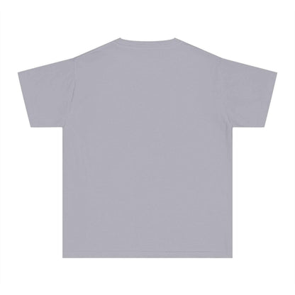 Boys' David and Goliath t-shirt in gray, 100% combed cotton, classic fit.