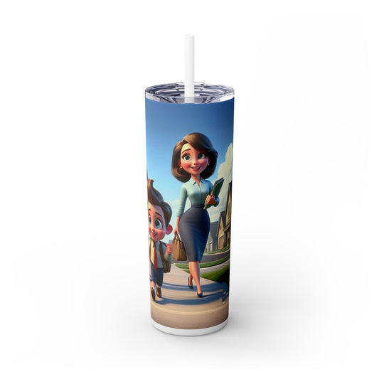 Tumbler - Skinny with Straw, 20oz  - Family in Ministry-Boy