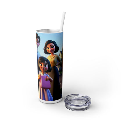 Tumbler - Skinny with Straw, 20oz  - Family in Ministry-Girl