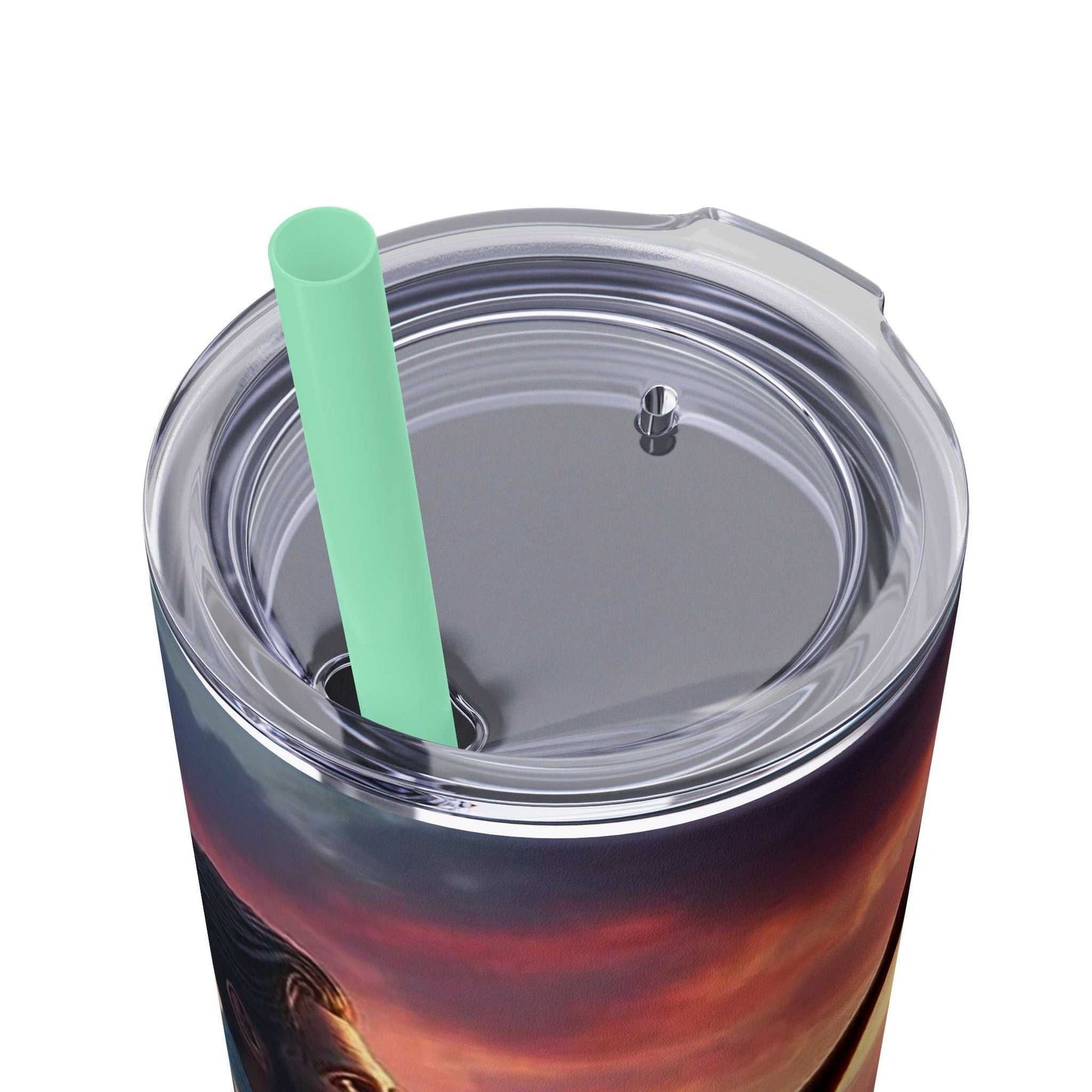 20oz 2025 Year Text Jehovah's Witness Tumbler, BPA-free, Stainless Steel, Matte or Glossy Finish, Plastic Lid and Straw, Hot/Cold Insulation.