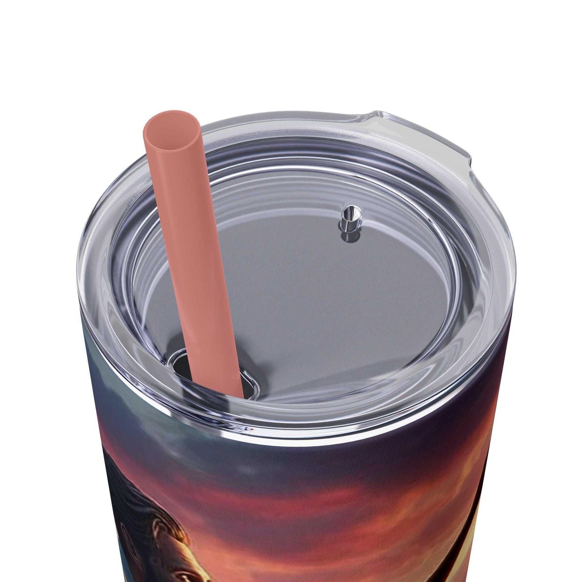 Tumbler with 2025 Year Text for Jehovah's Witnesses, featuring BPA-free design and stainless steel construction.