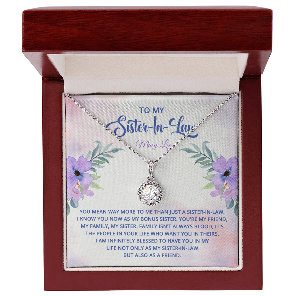 Necklace - Eternal Hope for Sister-in-Law with Message Card in Gift Box